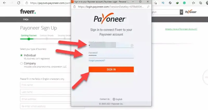 step-by-step guide how to create payoneer account